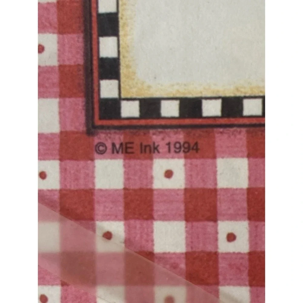 Mary Engelbreit Social Notes Stationery Set 8 Cards Envelopes Gingham Floral ME